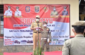 HUT SatPol PP Ke-72, Walikota Metro Harap Selalu Siaga dan Melindungi Masyarakat