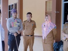 Kaban Kesbangpol Kota Metro Tinjau Latihan Mingguan Capaska